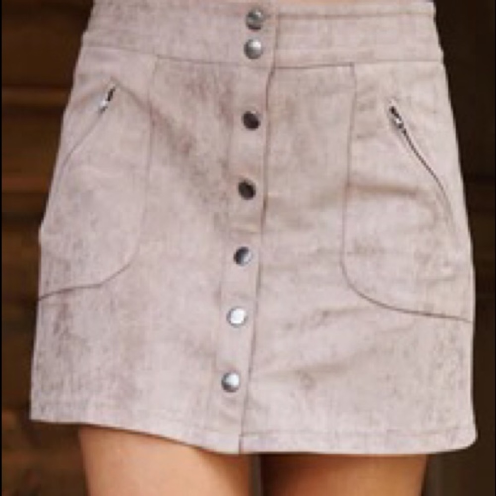 She + Sky Mini Skirt (Lavender) - Medium